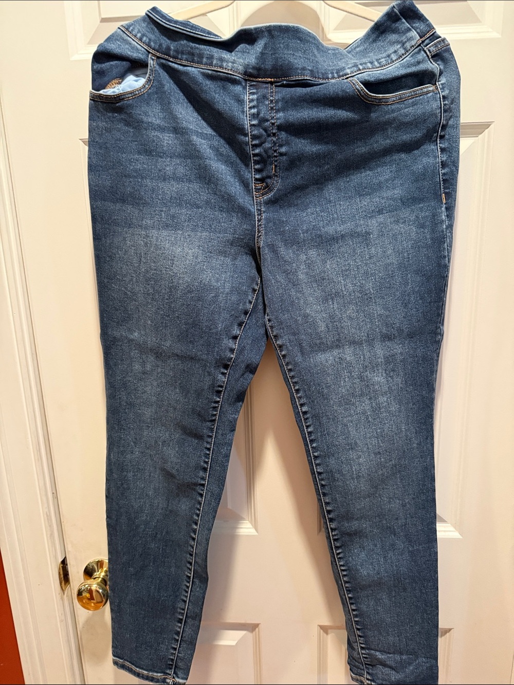 Lane Bryant Dark Blue Skinny Jeans